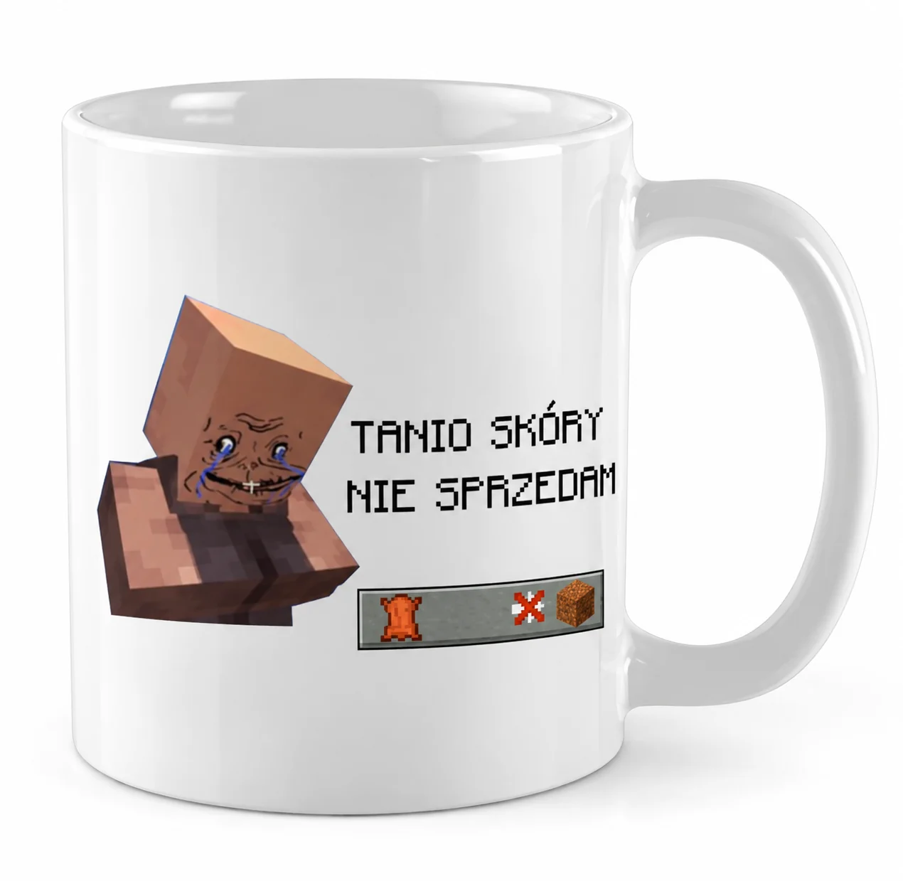 Kubek na kawę TANIO SKÓRY NIE SPRZEDAM